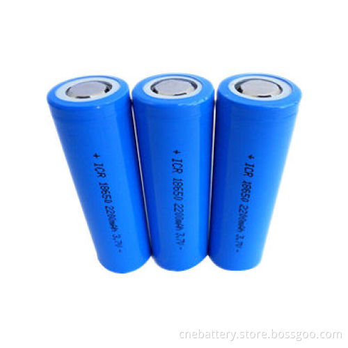 Cylindrical Li-ion Battery, 2200mAh, Measures 18 x 65mm, with Competitive Price